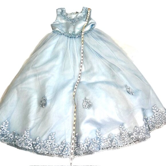 Cinderella Dress Halloween Costume Special Occasion Dress Blue Girl's Size 10/11 - Picture 2 of 4